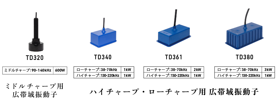 HONDEX HDX-12C チャープ用広帯域振動子